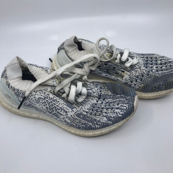 Adidas Ultra Boost Gray White Sneakers Size 6F/5M - Picture 4 of 8